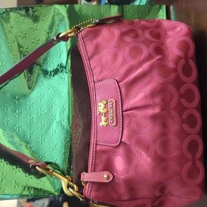 Coach Hot Pink small shoulder bag